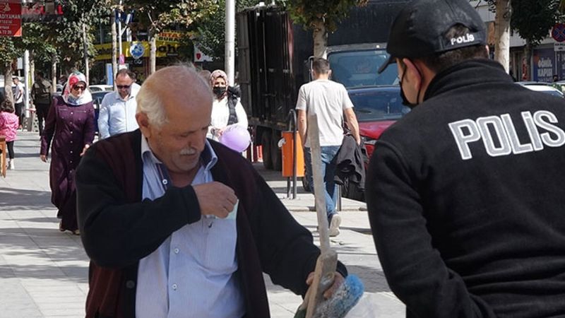 Çorum'da maske denetimi yapıldı