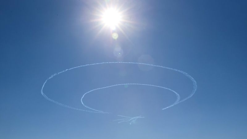 Türk Yıldızları TEKNOFEST’te: Gökyüzüne Türk Bayrağı çizildi