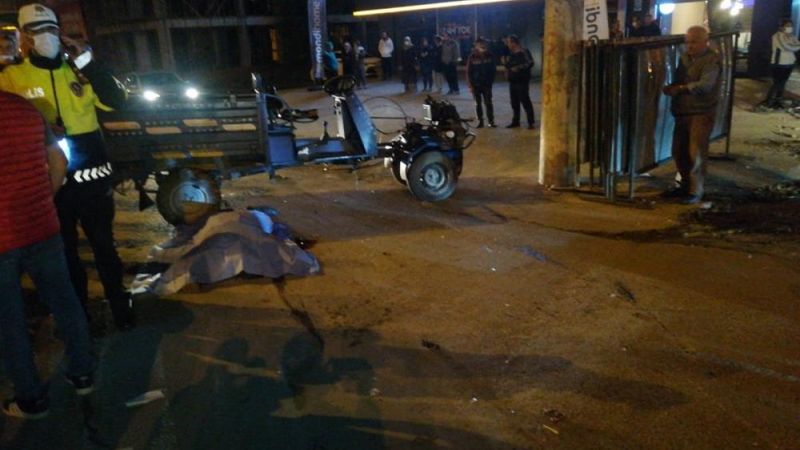 Zonguldak'ta hız yapan tarım aracı takla attı: 1 ölü