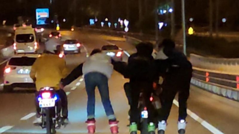 Antalya’da patenli gençler tehlikeye davetiye çıkardı