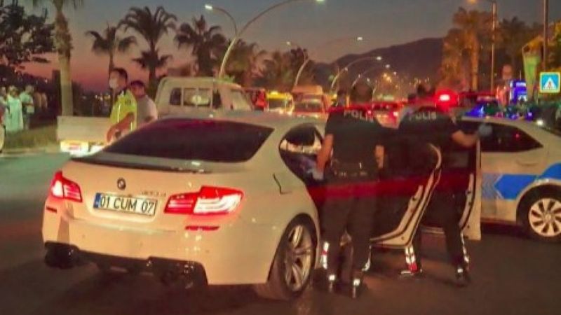 Alanya'da dehşet saçan sürücü, kovalamaca sonunda yakayı ele verdi