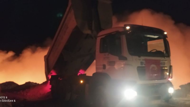 Ankara'da eski bir çöplükte patlama gerçekleşti