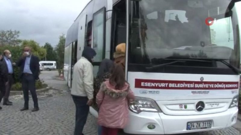 22 Suriyeli daha ülkesine döndü
