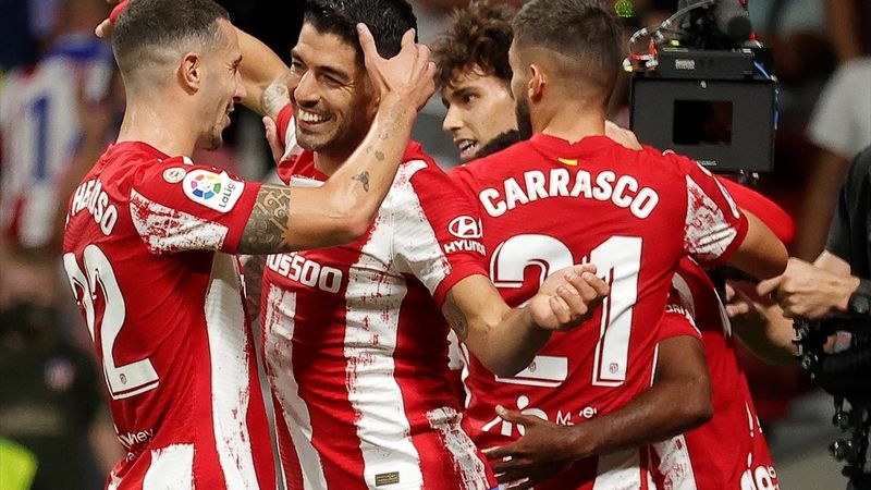 Atletico Madridli Suarez, eski takımı Barcelona'ya ilk golünü attı