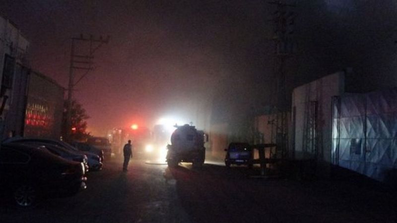 Mersin’de hurdacılar sitesinde yangın