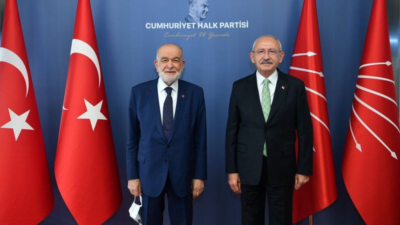 Temel Karamollaoğlu'ndan Kemal Kılıçdaroğlu'na ziyaret