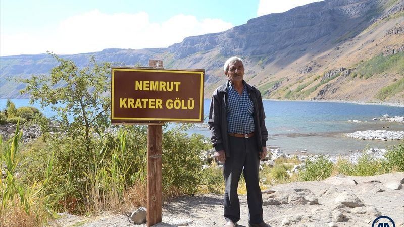 Nemrut'ta 48 yıldır gönüllü bekçilik yapıyor