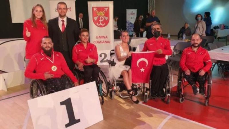 Milli para dansçı Barış Bayraktar'dan altın madalya