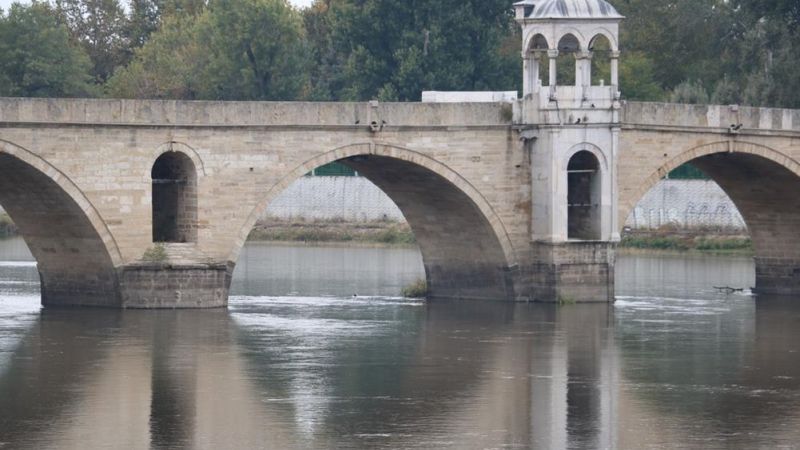 Edirne'de nehirlerde su taşkını yaşandı