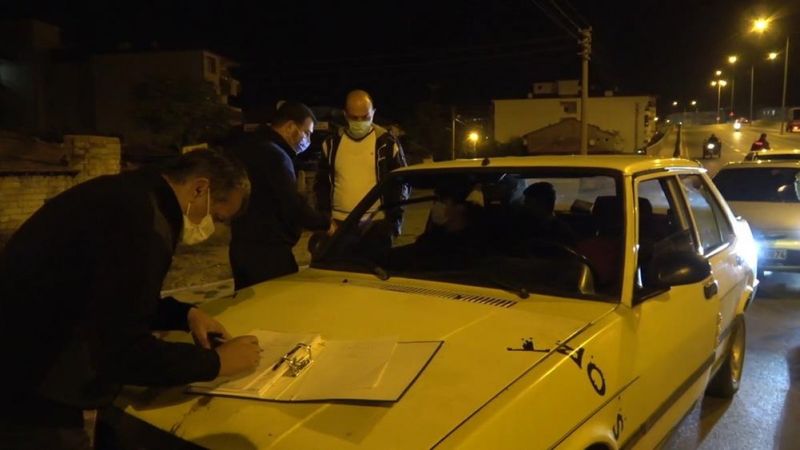 Kırıkkale'de 'şok denetim' uygulamasına takılan genç çocuk temaslı çıktı