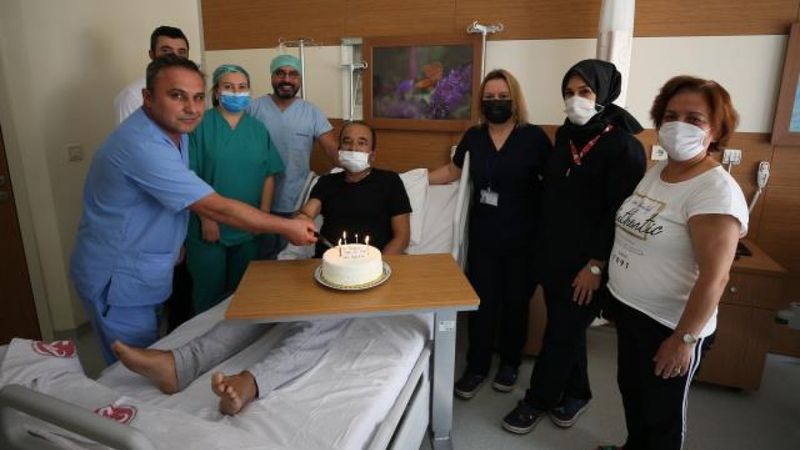 Çanakkale'de bir kişi doğum gününde yapılan nakil işlemiyle hayata tutundu