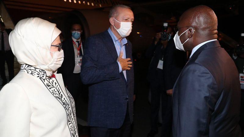 Cumhurbaşkanı Recep Tayyip Erdoğan Angola’da