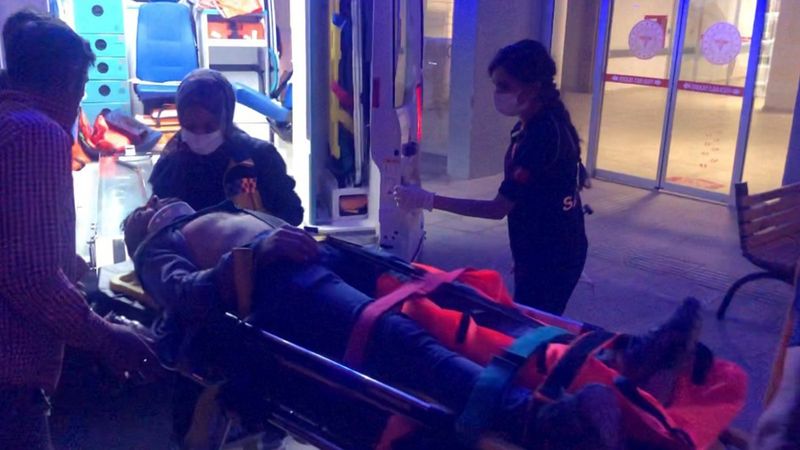 Erzincan'da inşaat ustası 10 metre yükseklikten beton zemine düştü