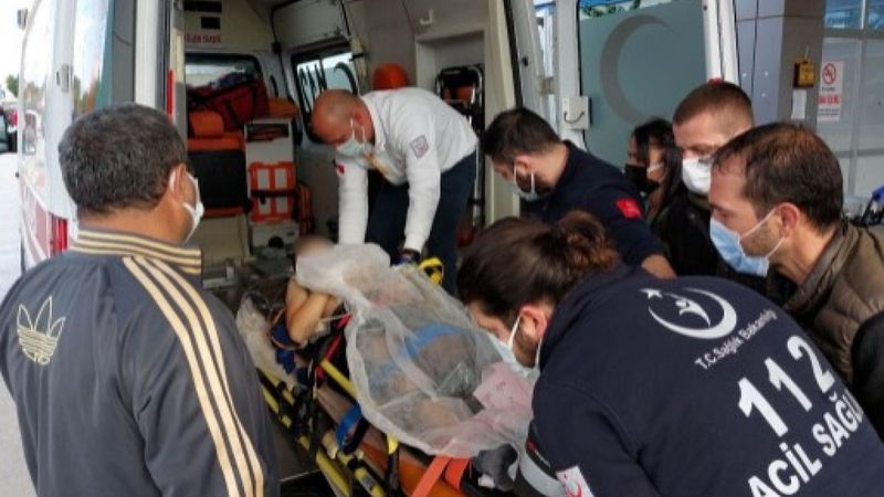 Samsun'da eve balkondan girmek isteyen çocuk, düşerek yaralandı