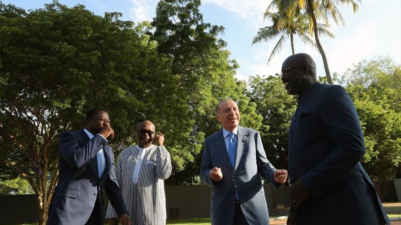 Cumhurbaşkanı Erdoğan'dan Afrika liderleriyle gülüştükleri fotoğrafın hikayesi