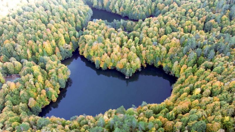 Yedigöller eşsiz manzarası ile görenleri büyülüyor