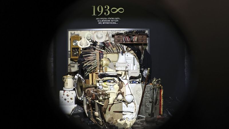 Anamorfoz Atatürk eseri 29 Ekim'de ziyarete açılacak