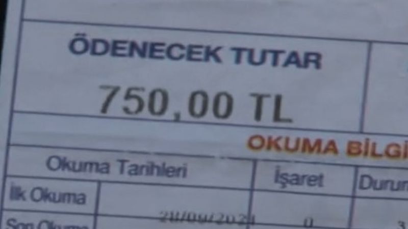 Sarıyer'de 50 metrekarelik evlerine 750 lira su faturası gelen anne ile kızı şaşkın