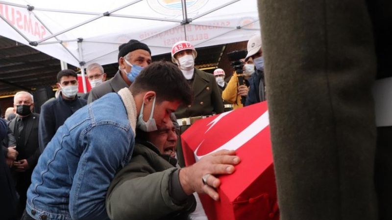 Samsunlu şehit Harun Çalışkan, son yolculuğuna uğurlandı