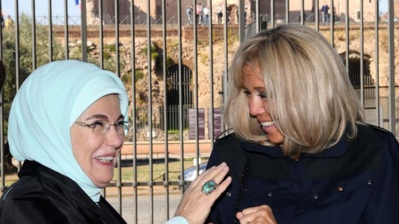 G-20’de Türkiye-Fransa arasında 'First Lady' diplomasisi