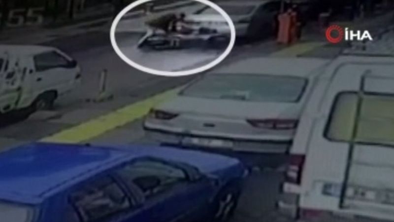 Ankara’da moto kuryelerin kavgası