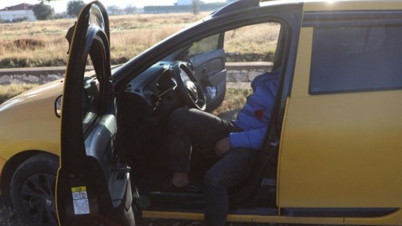 Denizli'de darbedildiğini ve gasbedildiğini iddia eden taksicinin oyunu bozuldu