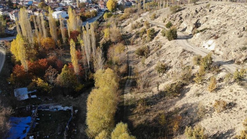 Afyonkarahisar Erkmen Tabiat Parkı’nda sonbahar güzelliği