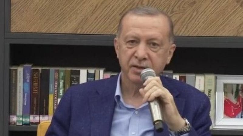 Batman'da genç kız öğrenci, Cumhurbaşkanı Erdoğan'a Kürtçe 'hoşgeldiniz' dedi