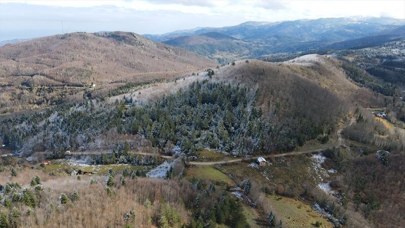 Küre Dağları'nda sonbahar ve kış bir arada