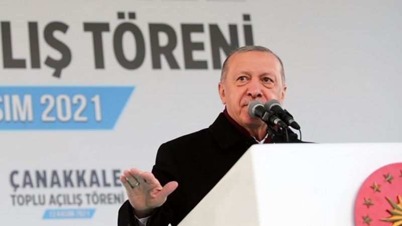 Cumhurbaşkanı Erdoğan, Çanakkale'de toplu açılış töreninde