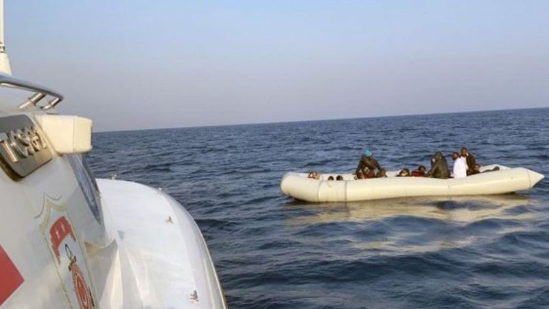 Marmaris’te 14 düzensiz göçmen kurtarıldı
