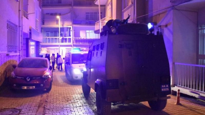 Malatya'da eşi kapıyı açmadığı için tüfekle ateş eden koca, tutuklandı