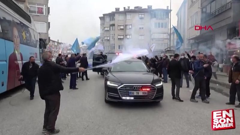 Meral Akşener'in Yalova ziyaretindeki gösterişli konvoyu