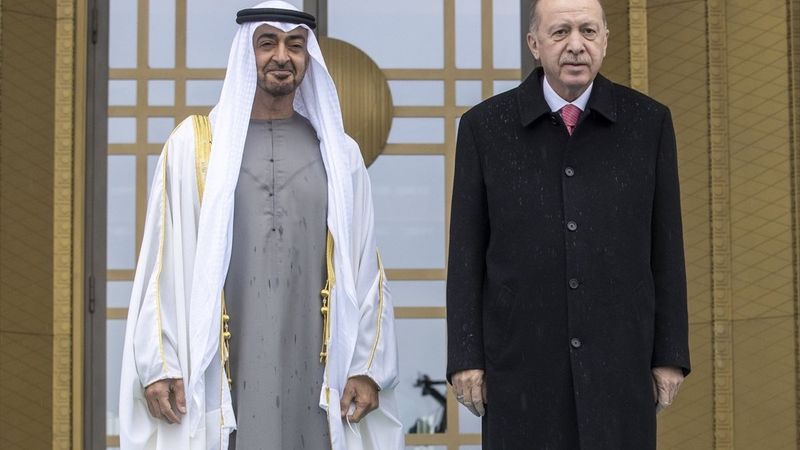 Cumhurbaşkanı Erdoğan, Bin Zayid ile görüştü