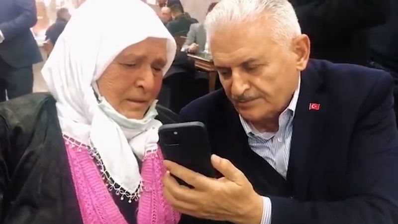 Binali Yıldırım, Sevim Teyze'yi Cumhurbaşkanı Erdoğan'la görüştürdü
