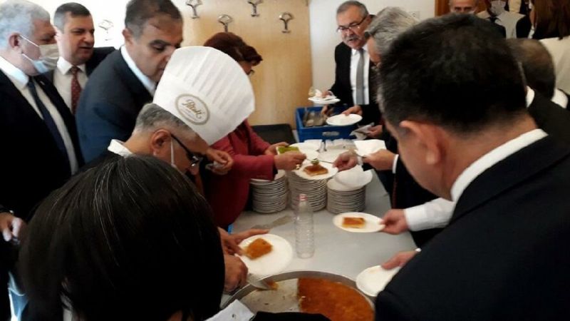 Meclis’te verilen arada künefe ziyafeti