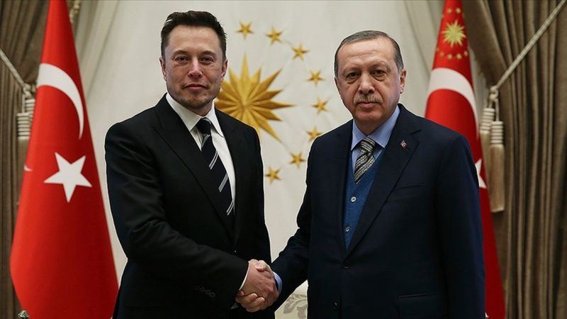 Cumhurbaşkanı Erdoğan, Elon Musk ile görüştü