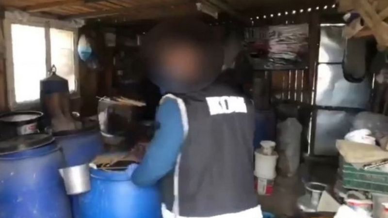 Tekirdağ'da 1 ton 270 litre sahte içki ele geçirildi