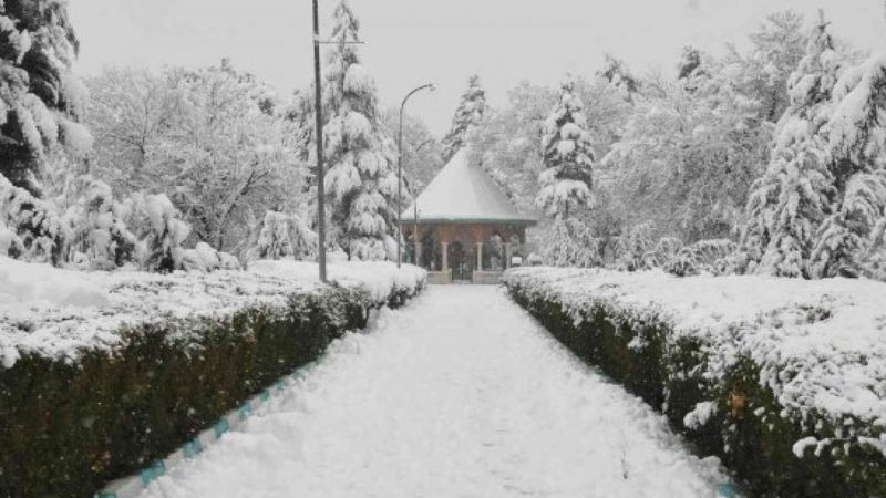 Konya Akşehir’de kartpostallık kar manzaraları