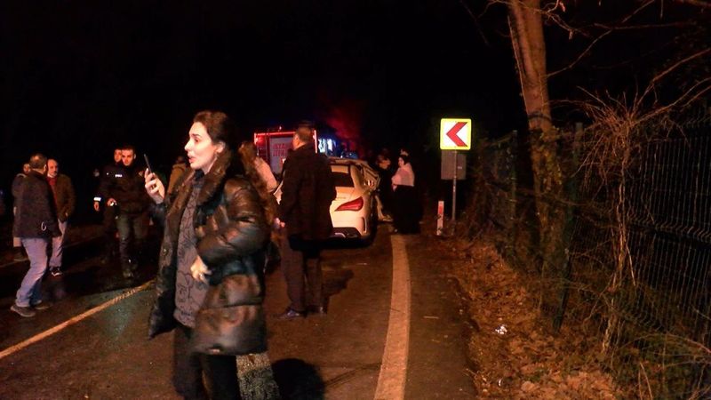 Sarıyer'de feci kaza: 3 yaralı