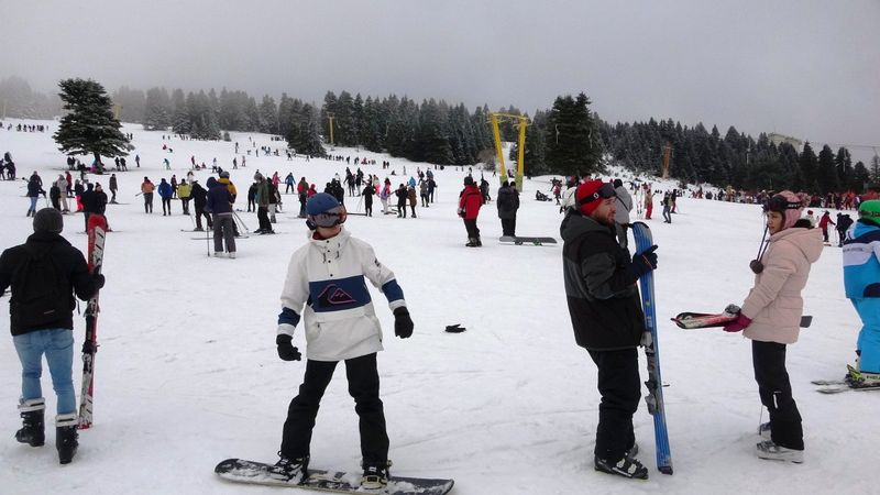 Uludağ’da yeni yılın ikinci gününde pistler doldu
