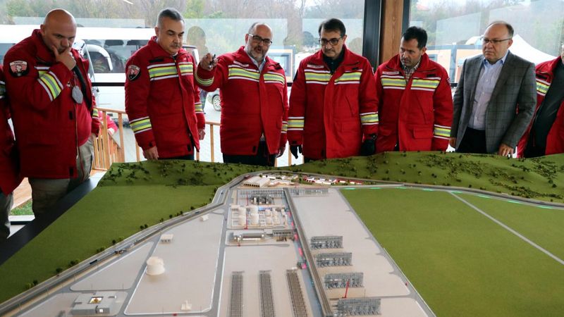 Karadeniz doğalgazının işleneceği tesisin maketi hazır