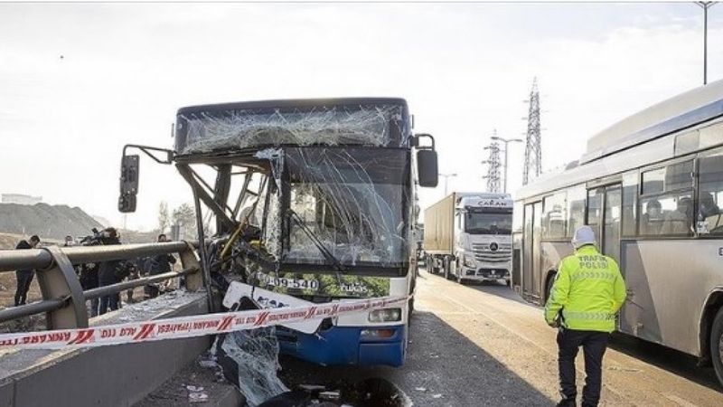 Ankara’da kaza yapan otobüs şoförünün kanında uyuşturucu bulundu