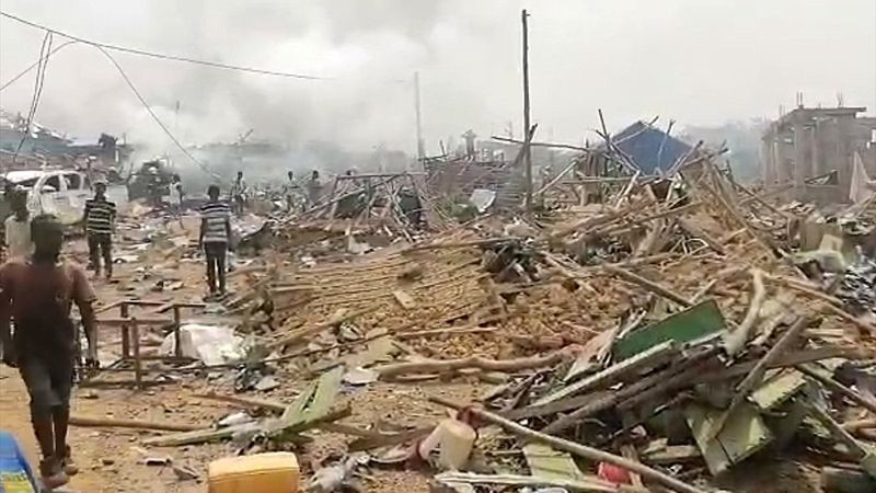 Gana'da patlama: Çok sayıda ölü var