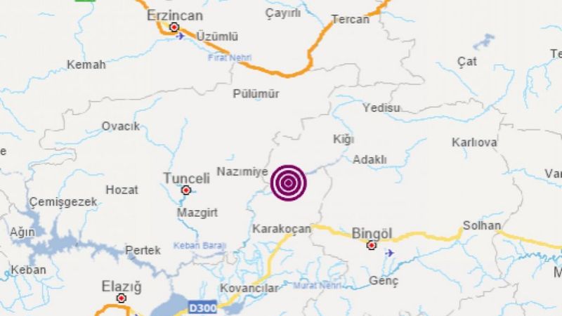 Bingöl'de deprem