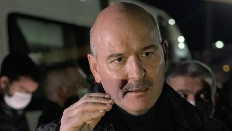 Süleyman Soylu, İdlib'de yapımı süren briket evleri inceledi