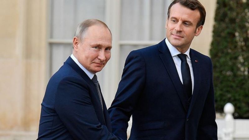 Macron, Putin ile Ukrayna krizini görüştü