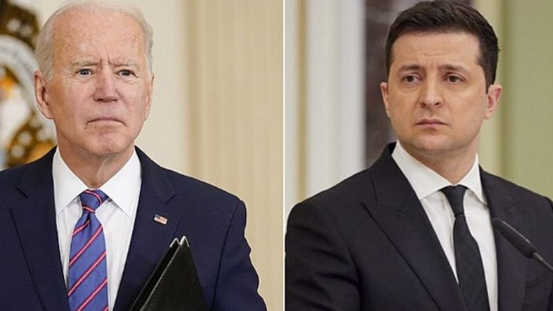 Biden ve Zelenskiy, Ukrayna-Rusya krizini görüştü