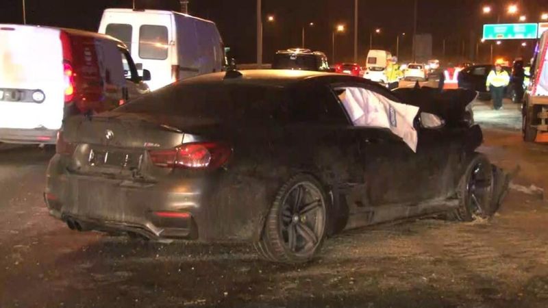 TEM Otoyolu'nda zincirleme kaza: 3 yaralı