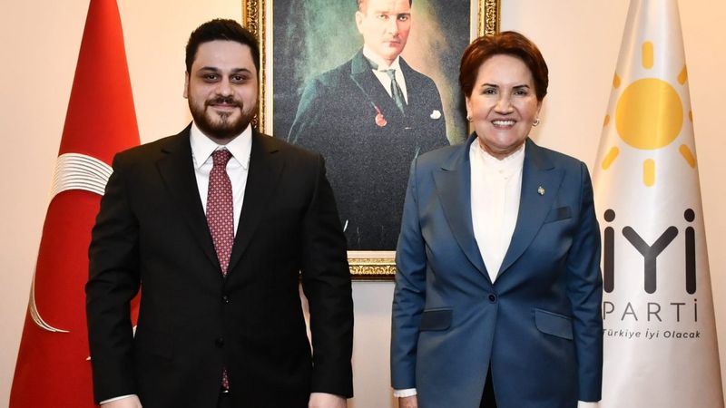 Hüseyin Baş'tan Meral Akşener'e ziyaret